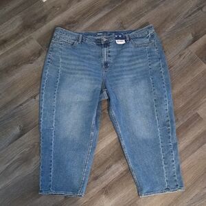 NWT Size 22 Old Navy Women's Blue Ankle Jeans
